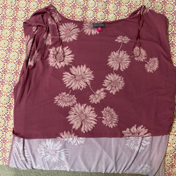 Vince Camuto Dusty Rose Asymmetrical Maxi Dress | Size 3X - Picture 6 of 14